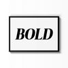 Bold – cuadro decorativo con marco negro | Studio MagArt