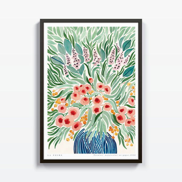 Botánica Poire I cuadro decorativo para sala moderna | arte para hogar | Studio MagArt