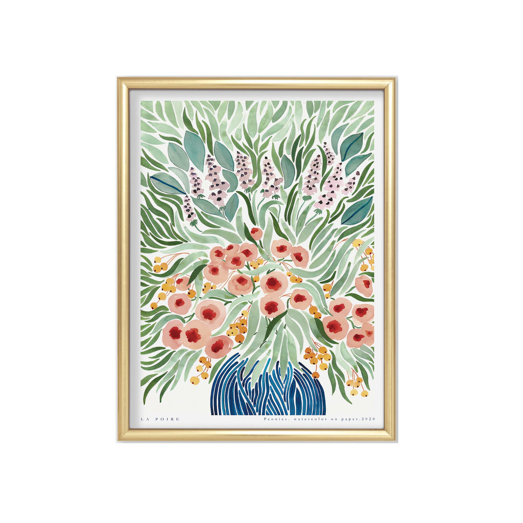 Botánica Poire I cuadro decorativo para sala moderna | arte para hogar | Studio MagArt