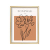 Botanical Terracota – cuadro decorativo con marco dorado | Studio MagArt