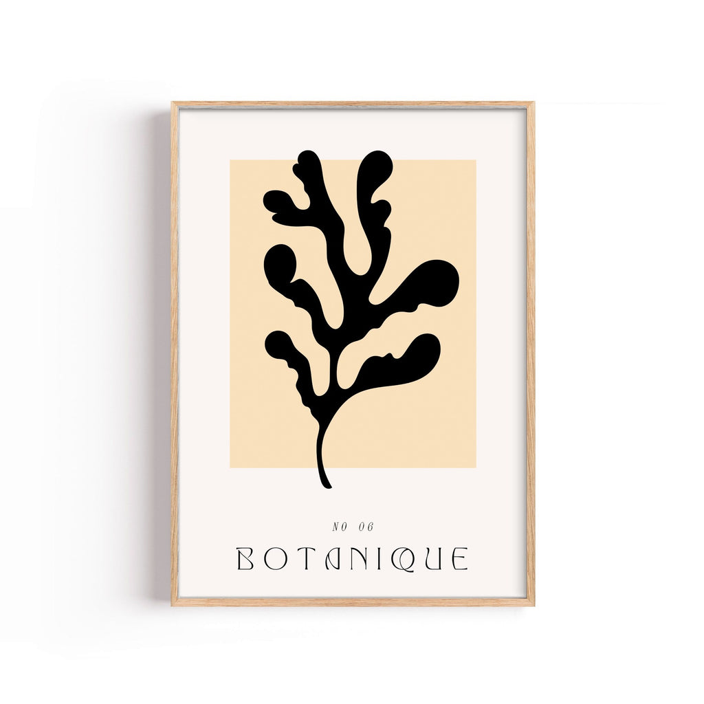 Botanique Coral – cuadro decorativo con marco natural | Studio MagArt