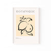 Botanique Limones – cuadro decorativo con marco blanco | Studio MagArt