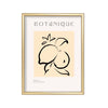 Botanique Limones – cuadro decorativo con marco dorado | Studio MagArt