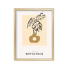 Botanique Monstera – cuadro decorativo con marco dorado | Studio MagArt