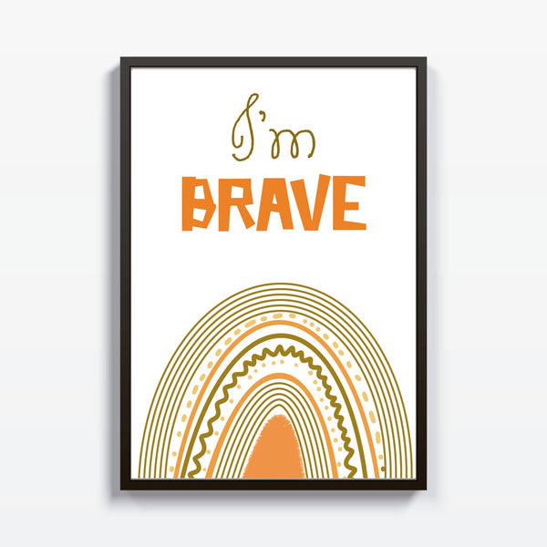 Brave cuadro decorativo para sala moderna | arte para hogar | Studio MagArt