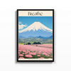 Breathe · Monte Fuji – cuadro decorativo con marco negro | Studio MagArt