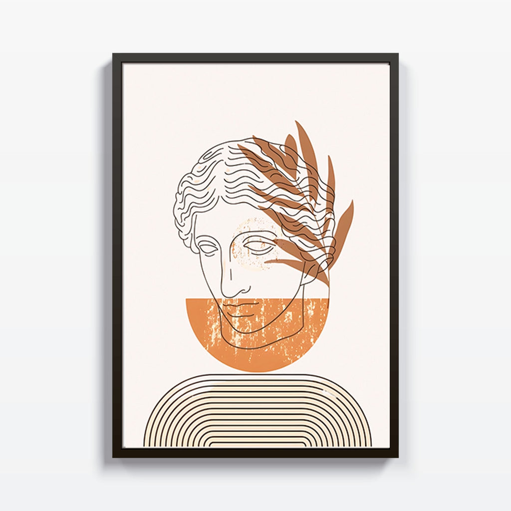 Busto Boho cuadro decorativo para sala moderna | arte para hogar | Studio MagArt