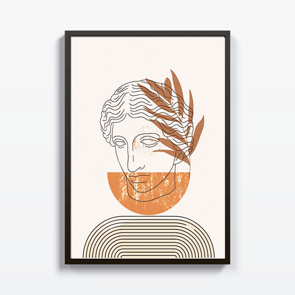 Busto Boho cuadro decorativo para sala moderna | arte para hogar | Studio MagArt