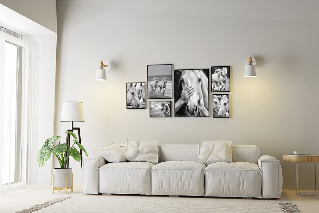 Cabalgata en la Playa cuadro decorativo para sala moderna | arte para hogar | Studio MagArt