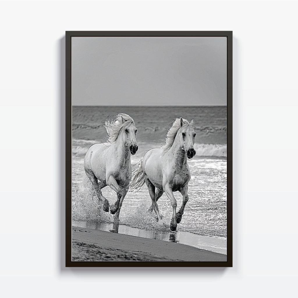 Cabalgata en la Playa cuadro decorativo para sala moderna | arte para hogar | Studio MagArt