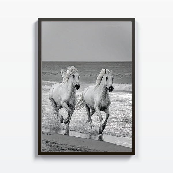 Cabalgata en la Playa cuadro decorativo para sala moderna | arte para hogar | Studio MagArt