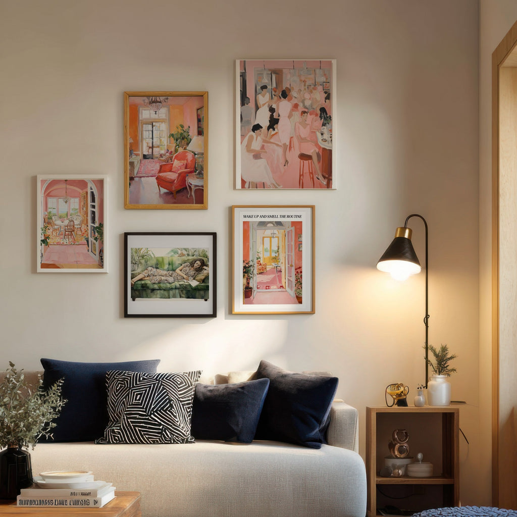 Café de las Damas cuadro decorativo para sala moderna | arte para hogar | Studio MagArt