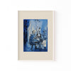 Café en Azul cuadro decorativo para sala moderna | arte para hogar | Studio MagArt
