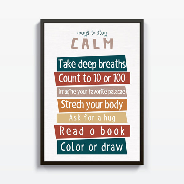 Calm cuadro decorativo para sala moderna | arte para hogar | Studio MagArt
