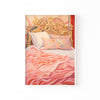 Cama Rosa – cuadro decorativo con marco blanco | Studio MagArt