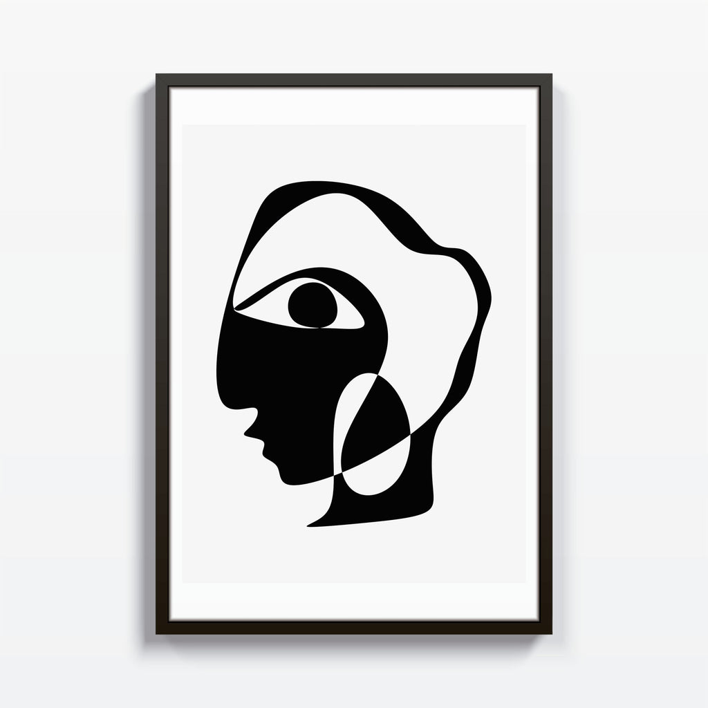 Cara Abstracta cuadro decorativo para sala moderna | arte para hogar | Studio MagArt