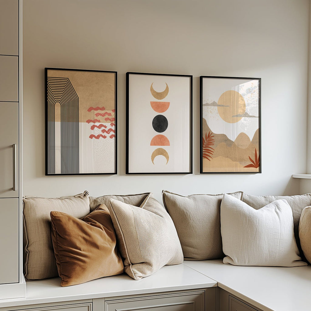 Ciclo Lunar cuadro decorativo para sala moderna | arte para hogar | Studio MagArt