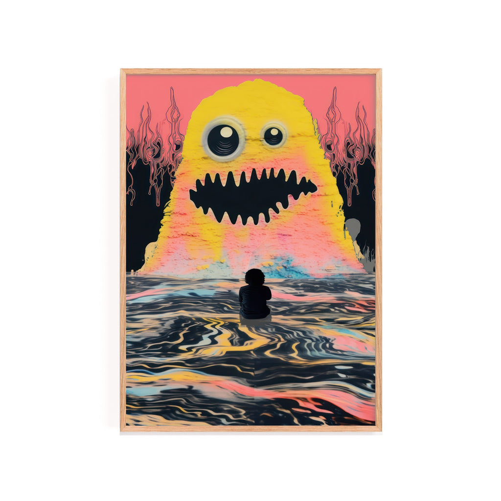 Ciudad Inconsciente cuadro decorativo para sala moderna | arte para hogar | Studio MagArt