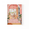 Comedor Rosa – cuadro decorativo con marco blanco | Studio MagArt