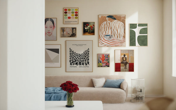 Conexiones Bauhaus cuadro decorativo moderno para hogar | Studio MagArt