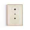Constelación Minimal – cuadro decorativo con marco natural | Studio MagArt