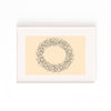 Corona de Hojas – cuadro decorativo con marco blanco | Studio MagArt