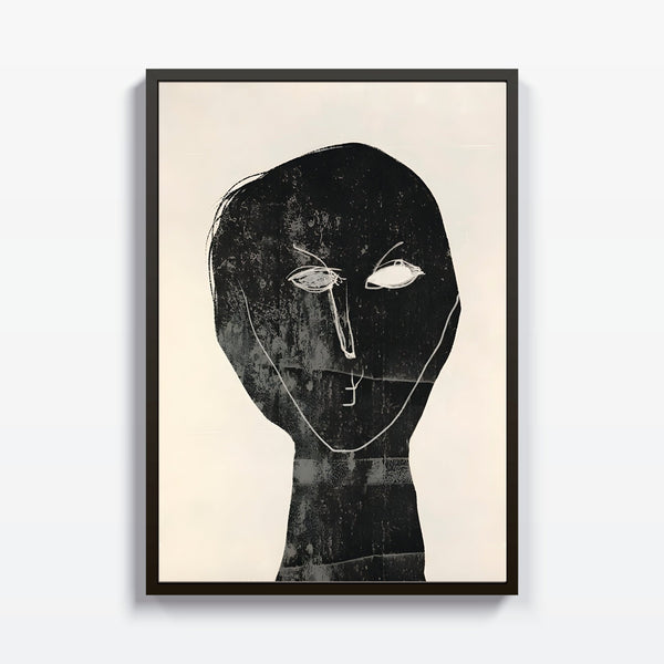 Corrosión Rostro cuadro decorativo para sala moderna | arte para hogar | Studio MagArt