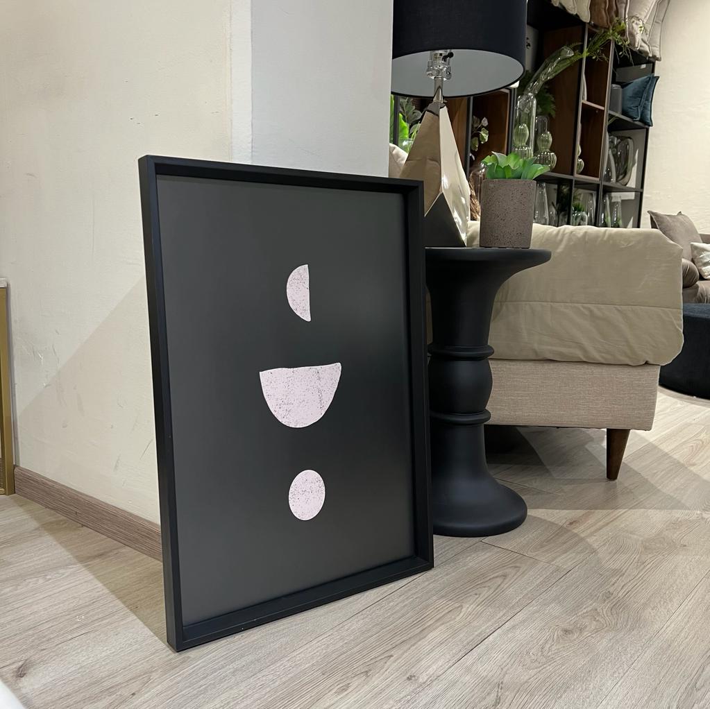 Cream Minimalist Black cuadro decorativo para sala moderna | arte para hogar | Studio MagArt