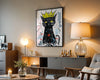 Crown Meow cuadro decorativo para sala moderna | arte para hogar | Studio MagArt