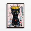 Crown Meow cuadro decorativo para sala moderna | arte para hogar | Studio MagArt