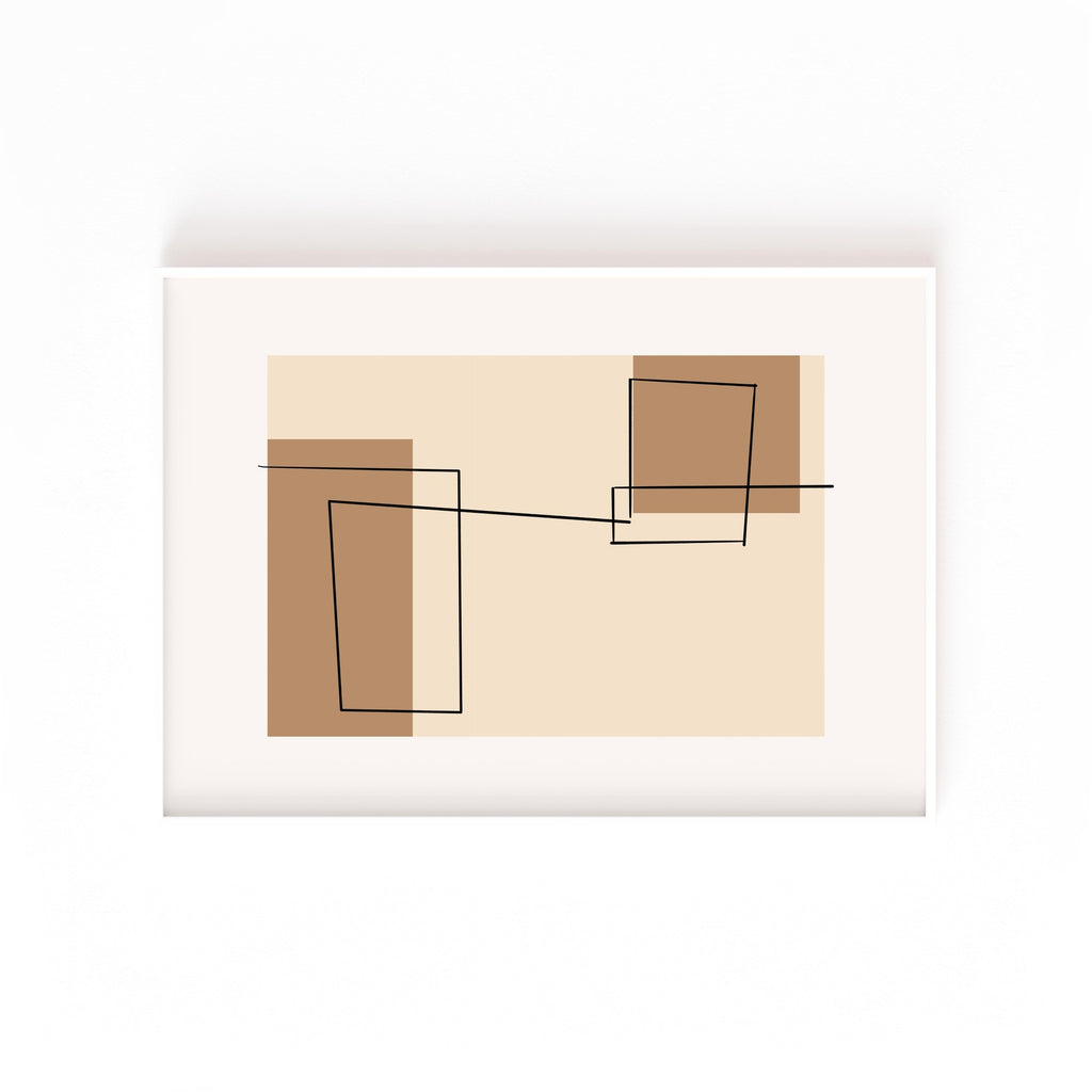 Cuadros Superpuestos – cuadro decorativo con marco blanco | Studio MagArt