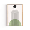 Cúpula Verde – cuadro decorativo con marco natural | Studio MagArt