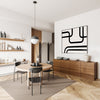 Curvas Ancestrales cuadro decorativo para sala moderna | arte para hogar | Studio MagArt
