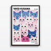 Cute Cats Yayoi Kusama cuadro decorativo para sala moderna | arte para hogar | Studio MagArt