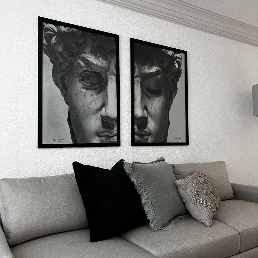 David cuadro decorativo para sala moderna | arte para hogar | Studio MagArt