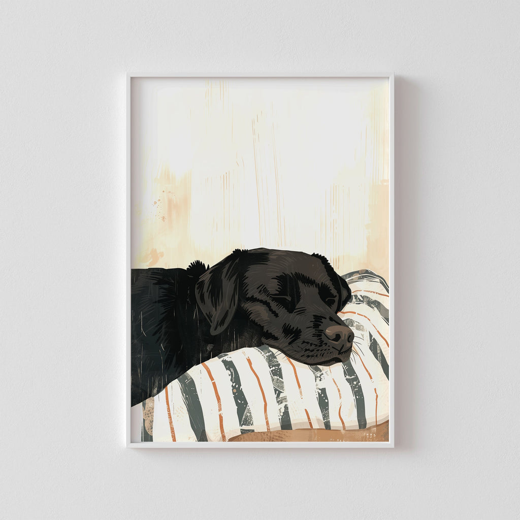Descanso Fiel cuadro decorativo para sala moderna | arte para hogar | Studio MagArt