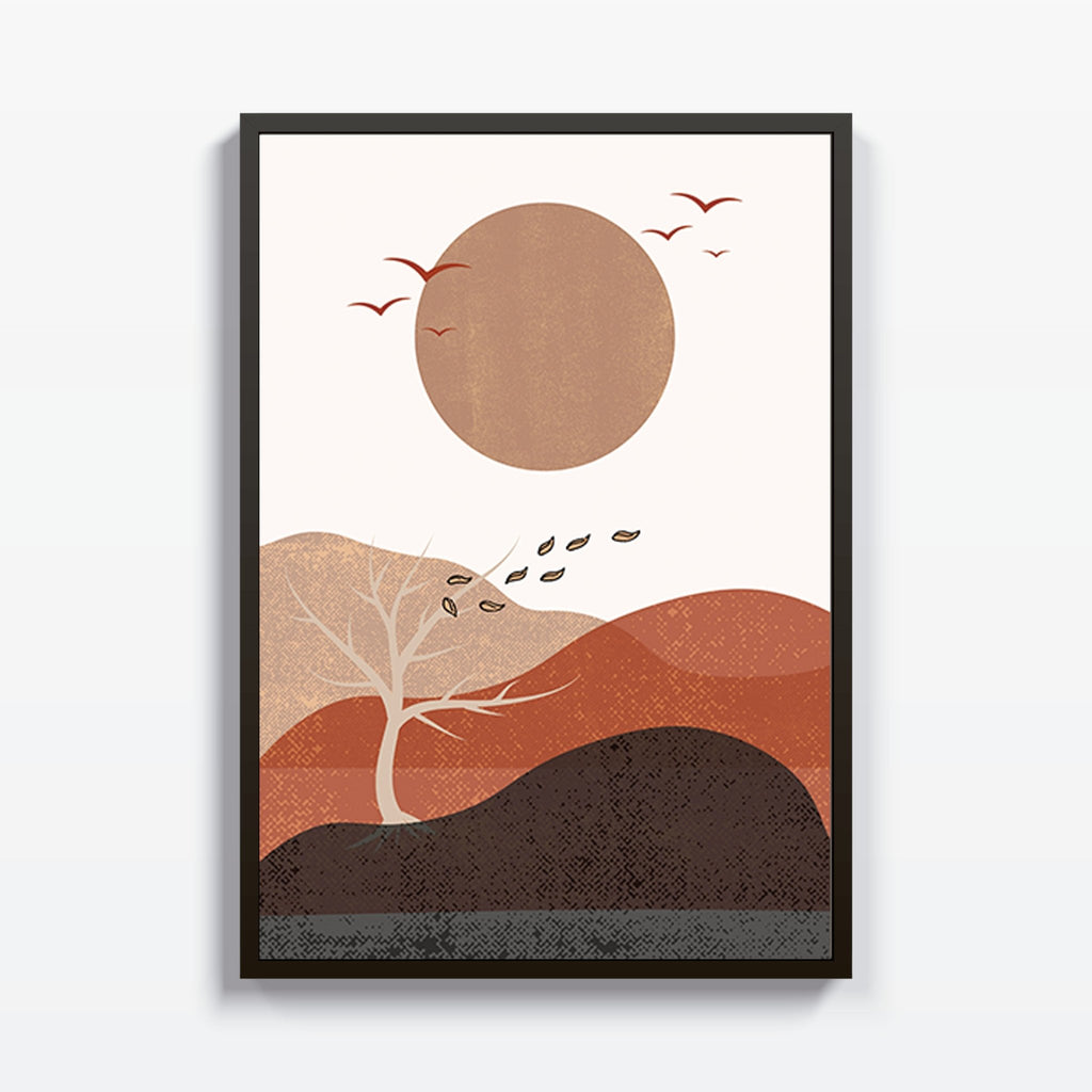 Desierto Atardecer cuadro decorativo para sala moderna | arte para hogar | Studio MagArt