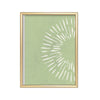 Destello Verde – cuadro decorativo con marco dorado | Studio MagArt