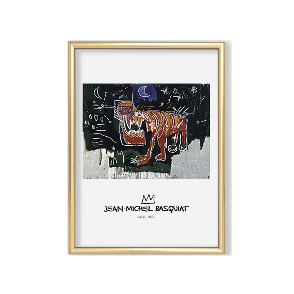 Dog, 1982 — Jean - Michel Basquiat cuadro decorativo moderno para hogar | Studio MagArt