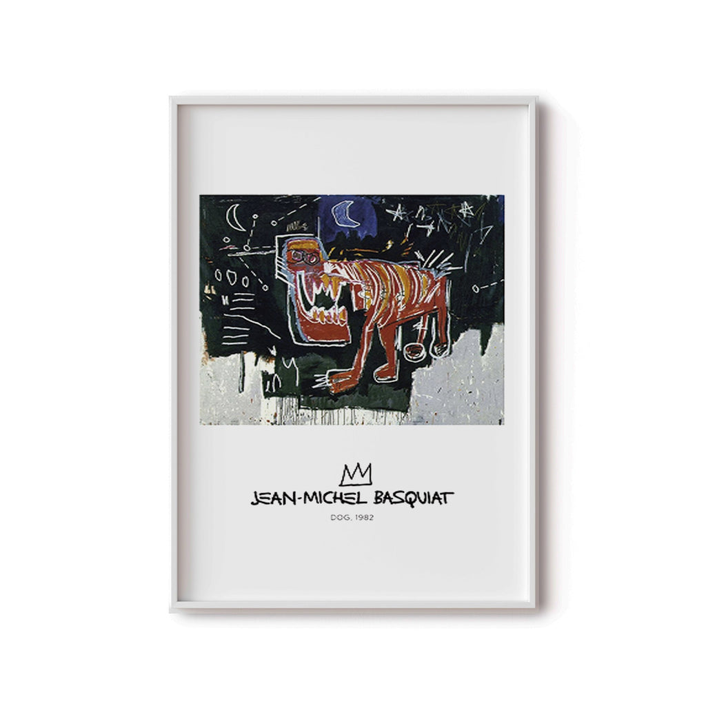 Dog, 1982 — Jean - Michel Basquiat cuadro decorativo moderno para hogar | Studio MagArt
