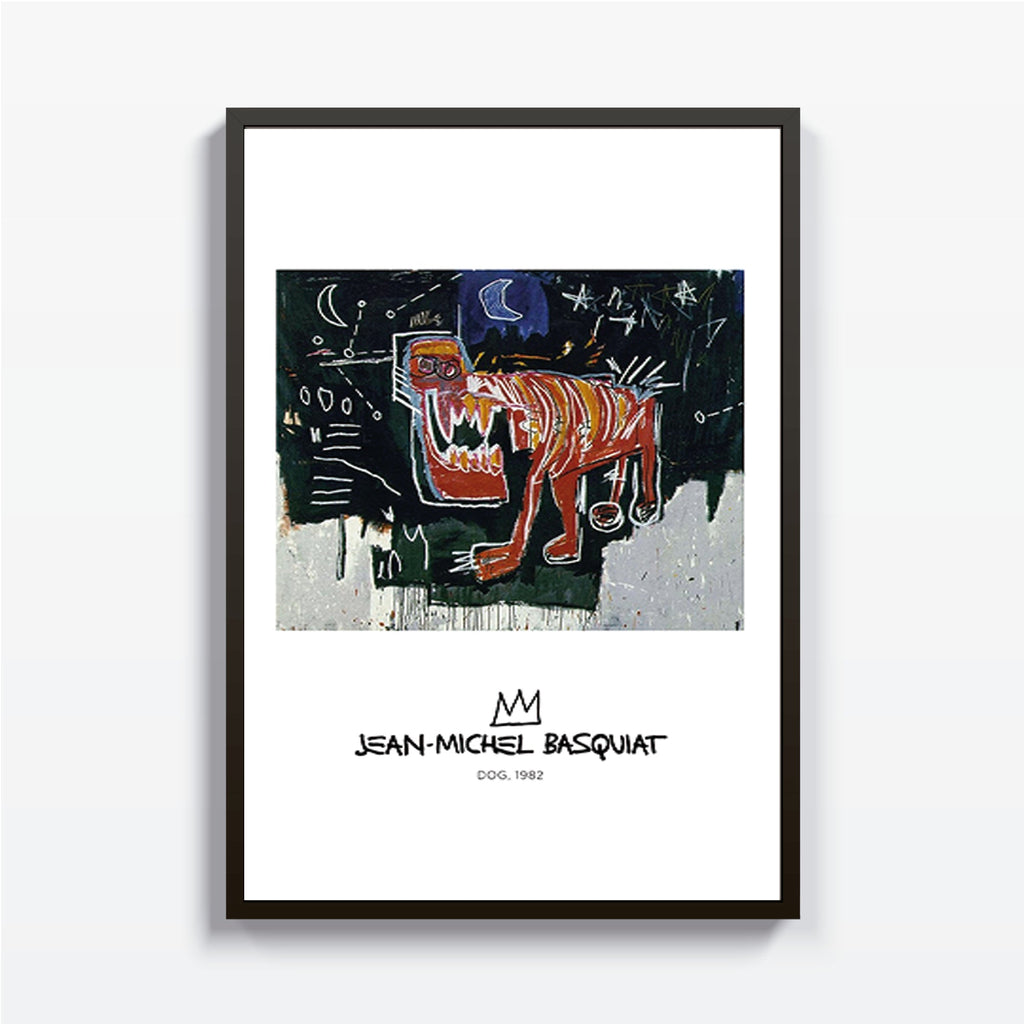 Dog, 1982 — Jean - Michel Basquiat cuadro decorativo moderno para hogar | Studio MagArt
