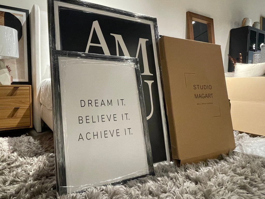 Dream It Believe It cuadro decorativo para sala moderna | arte para hogar | Studio MagArt