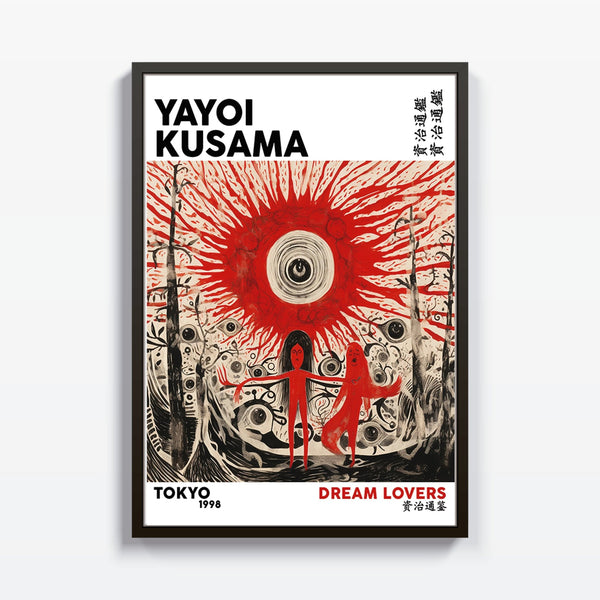 Dream Lovers Yayoi Kusama cuadro decorativo para sala moderna | arte para hogar | Studio MagArt