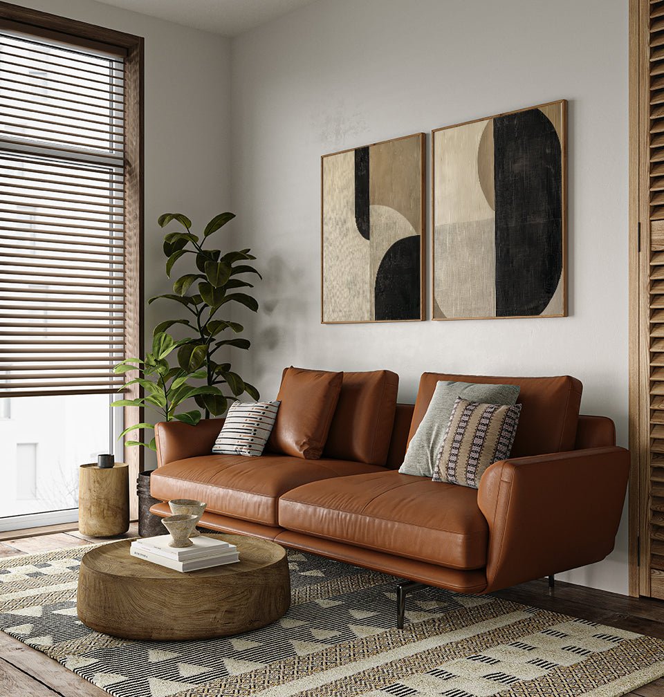 Dualidad Serena cuadro decorativo para sala moderna | arte para hogar | Studio MagArt
