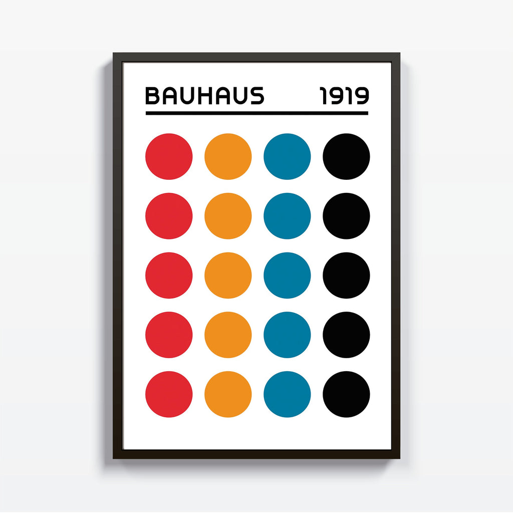 Ecos Primarios Bauhaus cuadro decorativo para sala moderna | arte para hogar | Studio MagArt