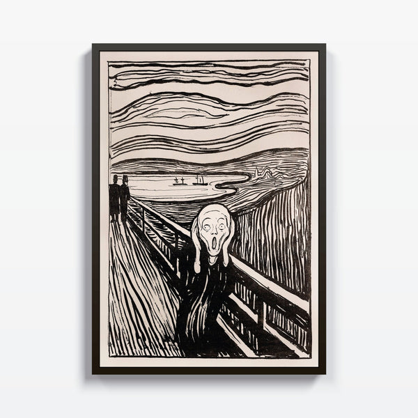 El Grito Edvard Munch cuadro decorativo para sala moderna | arte para hogar | Studio MagArt