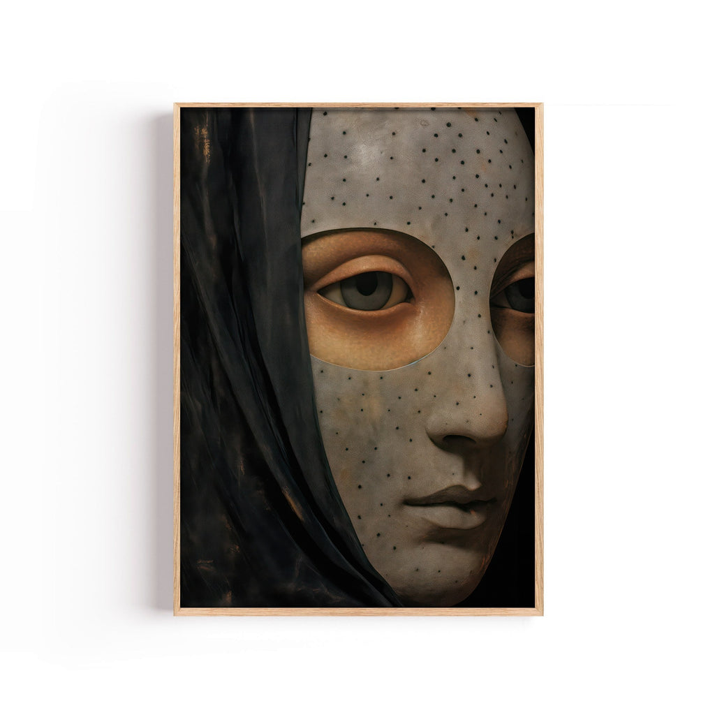 El Misterio en la Sombra – cuadro decorativo con marco natural | Studio MagArt