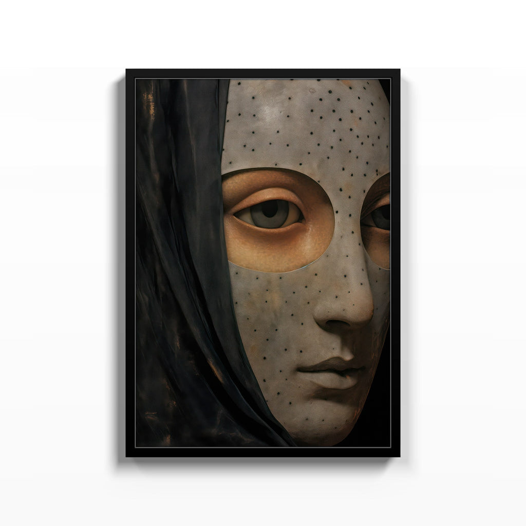 El Misterio en la Sombra – cuadro decorativo con marco negro | Studio MagArt