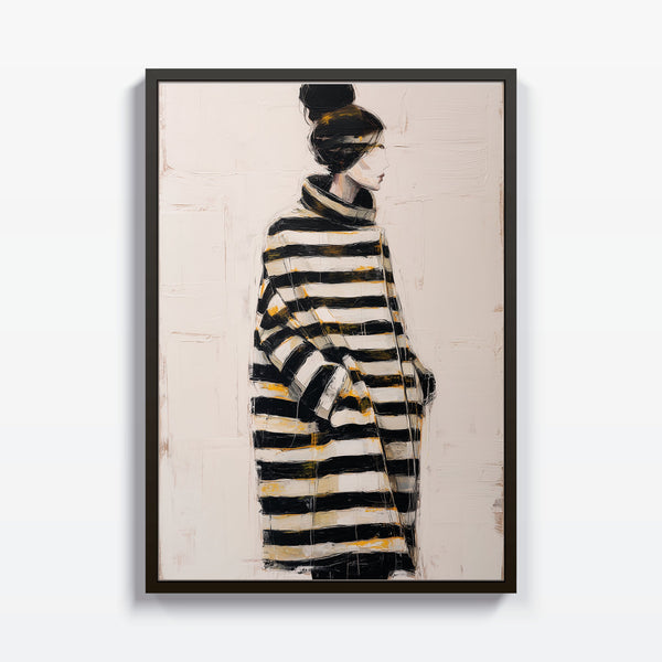 Elegancia a Rayas cuadro decorativo para sala moderna | arte para hogar | Studio MagArt