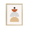 Equilibrio Boho – cuadro decorativo con marco dorado | Studio MagArt